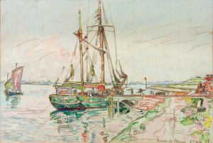 River at Vannes by Paul Signac